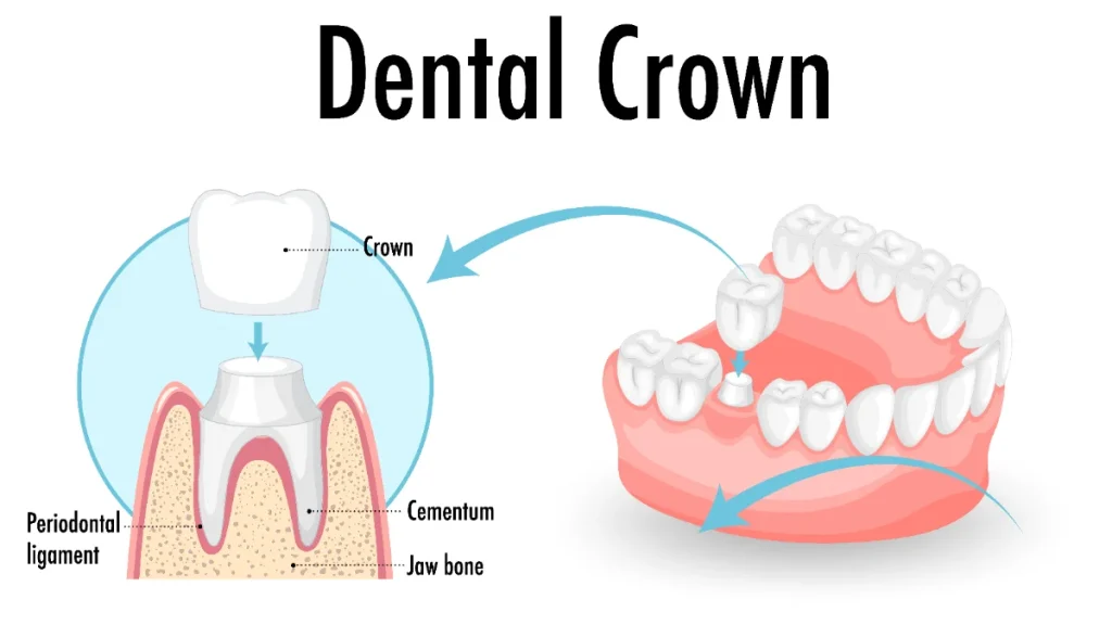 chipped crown